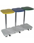 Chariot porte sacs en aluminium